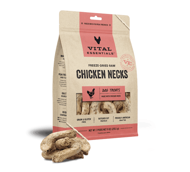 Freeze-Dried Chicken Necks Dog Treats